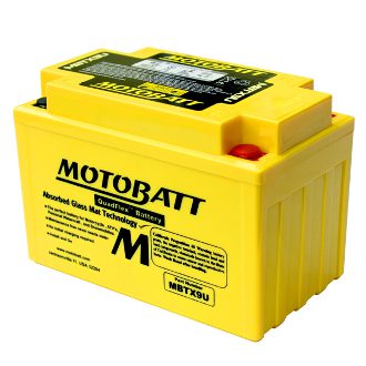 MotoBatt MBTX9U AGM QuadFlex Battery